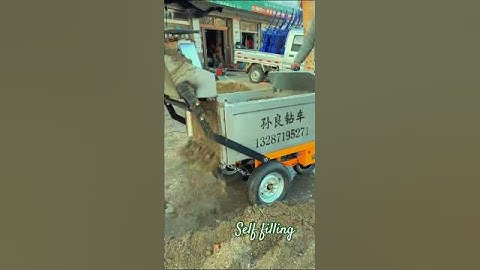 self loading and unloading dump, wealbarrow Trolley, automatic Trolley, #shortsvideo #farmequipment