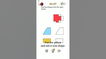Put the shapes into the right frame | Brain out| | Level 87 |