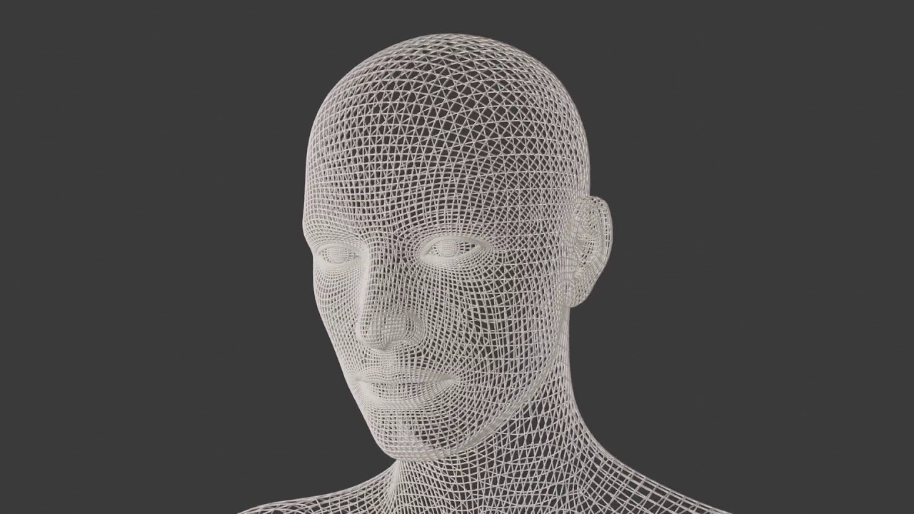 3D Human Face Structure - YouTube