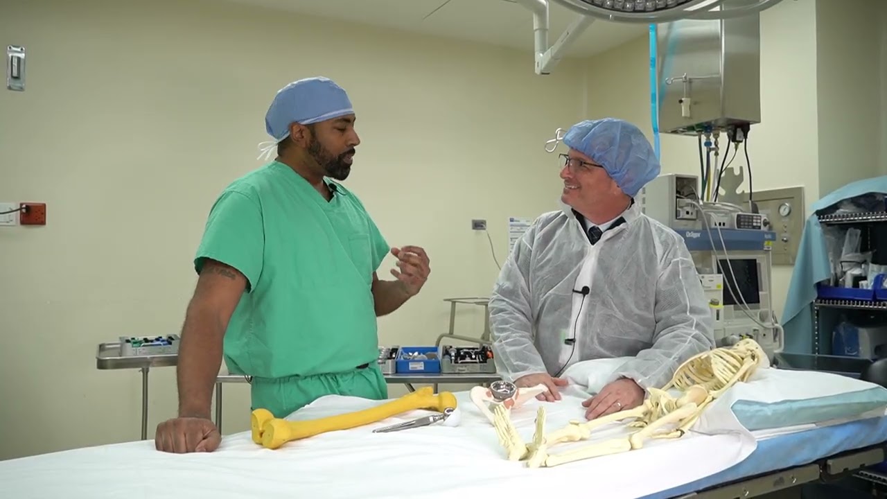 Операция по замене тазобедренного сустава — изнутри операционной.