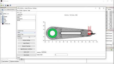 FEA - Linear Static Analysis in SCILAB
