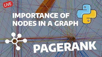 How to calculate the importance of nodes in Python? The PageRank algorithm.