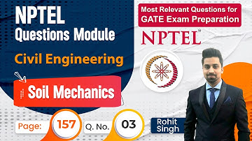 Civil Soil Mechanics Analysis NPTEL Qs series | Civil NPTEL Assignment Questions for GATE Exam 2023