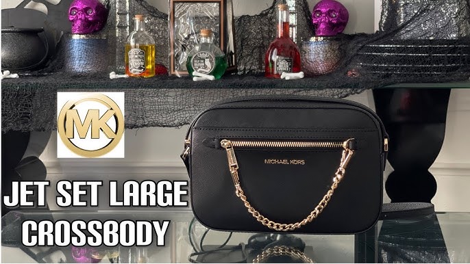 MICHAEL KORS ☜UNBOXING☞ Jet Set Large Saffiano Leather Crossbody