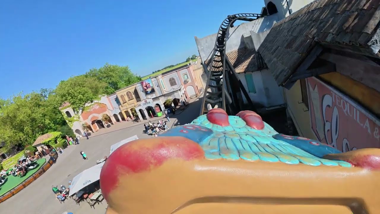 Bellewaerde Huracan Front Row POV May 2025