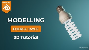 How to Make Energy Saver Light Bulb in Blender