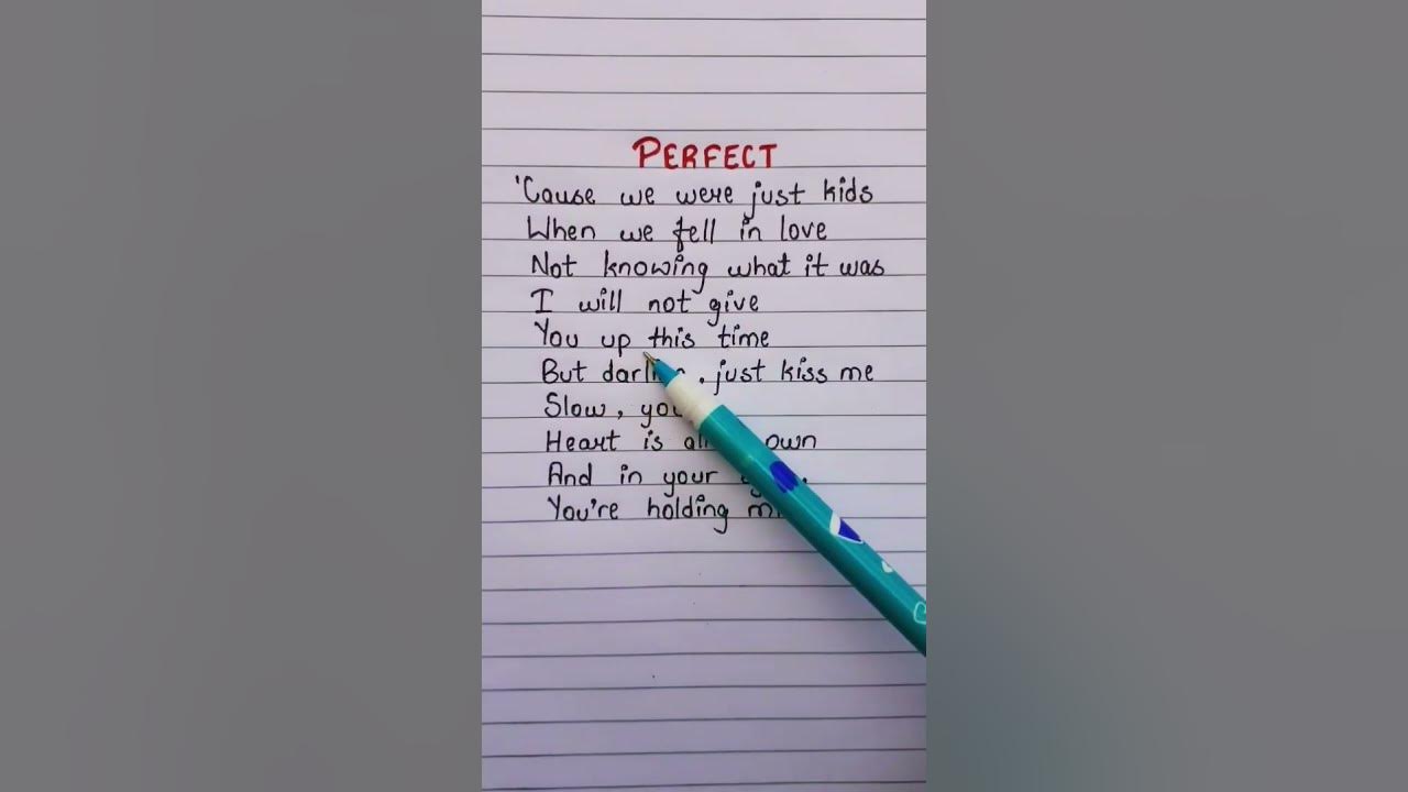Perfect❤~Ed Sheeran #shorts #viral #lyrics Perfect❤~Ed Sheeran #shorts #viral #lyrics