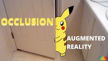 What is occlusion in Augmented Reality?