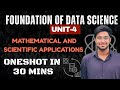 FOD Unit 4 | Mathematical and Scientific Applications | Full Explanation with Examples
