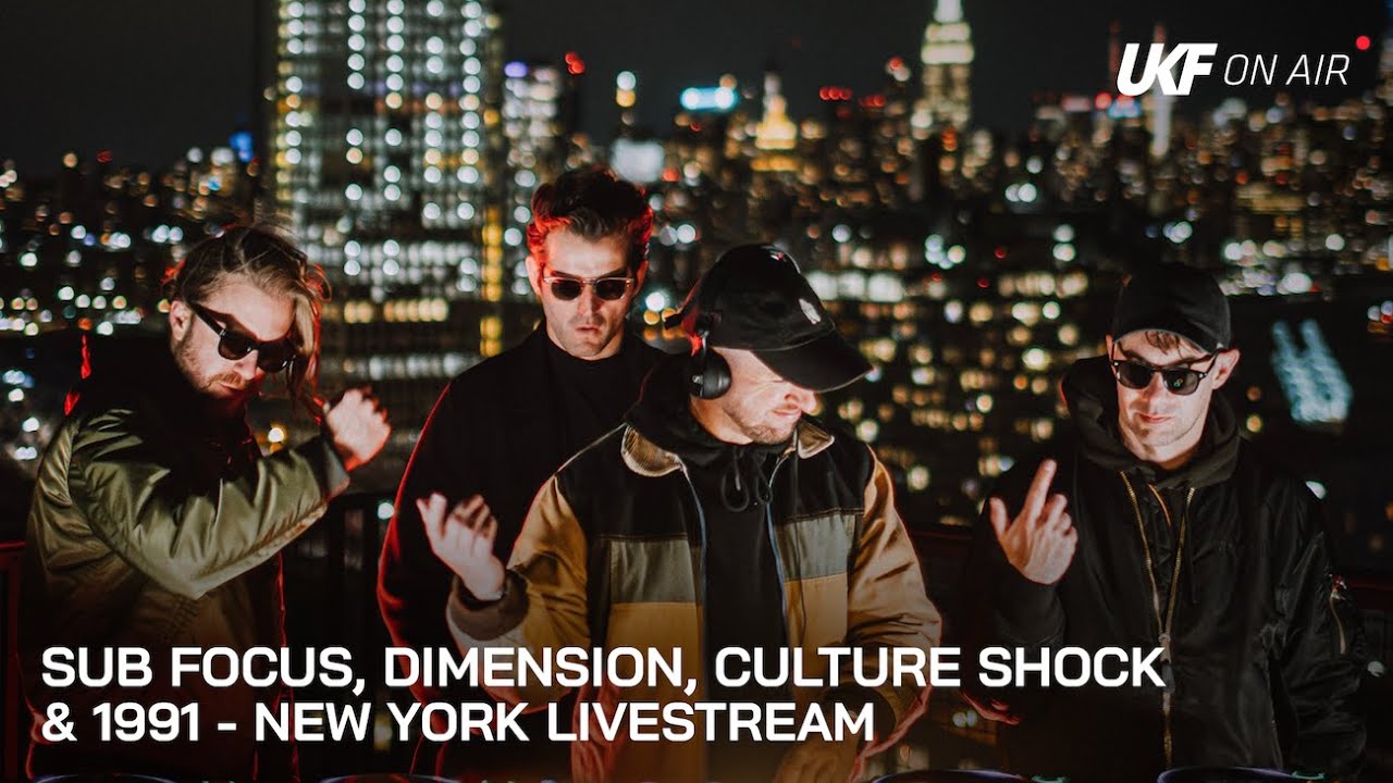 Sub Focus Dimension Culture Shock  1991  New York Livestream  WORSHIP x DNBNL x UKF On Air