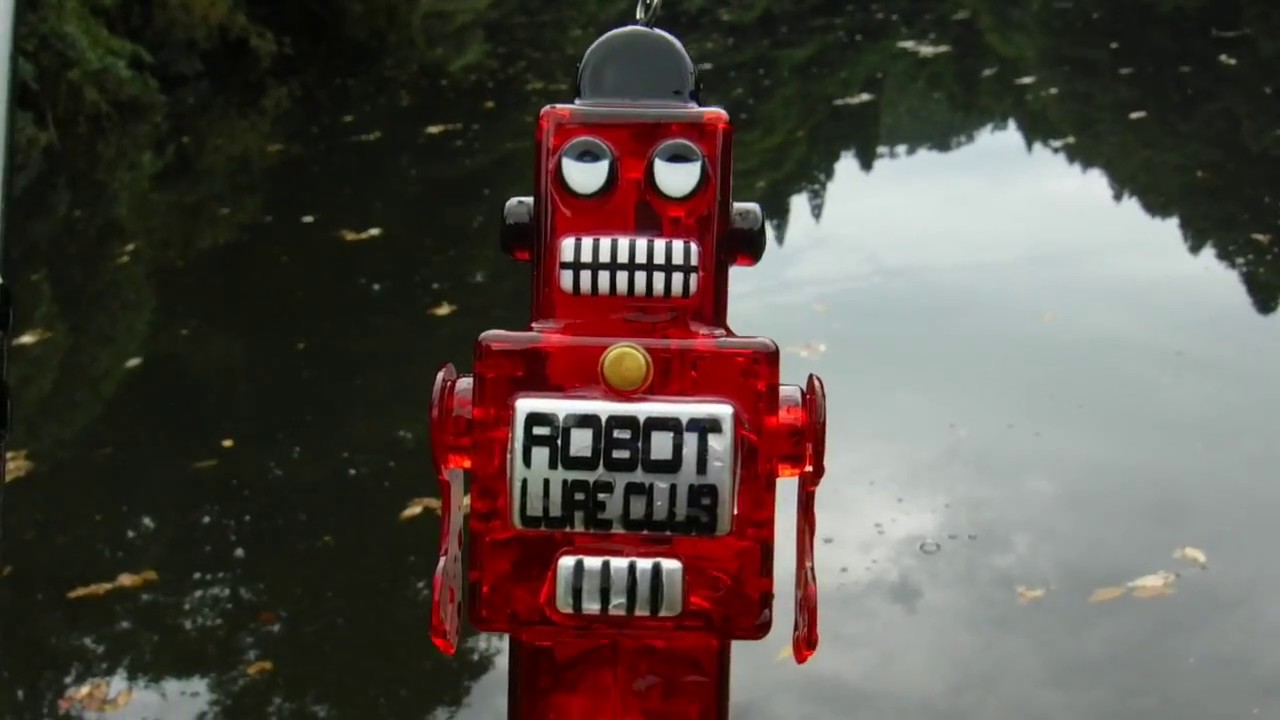 ゼンマイロボットルアー使ってみた。 サーフェイスジョー - YouTube