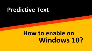 How to enable Predictive Text feature in Windows 10 desktop? #Windows10 | Kunal Chowdhury