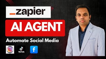 How I Build AI Agent with Zapier to Automate social media in minutes for Beginners . No Code.