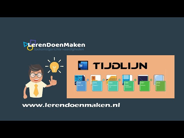 WORD - Maak een tijdlijn - YouTube Word - Maak Een Tijdlijn - Youtube
