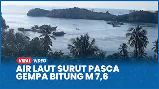 TERRIFYING: The Moments the Sea Water Receded and the Ship Was Dragged Away After the 7.6 M Bitun...