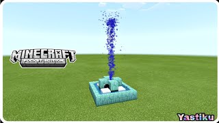 FOUNTAIN using Redstone and Arrow Tutorial in Minecraft Bedrock || MCPE