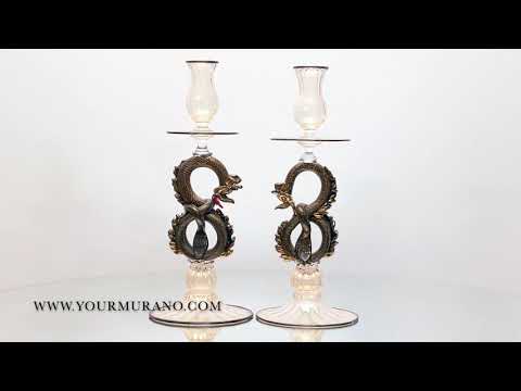 MORGANA snake stem candleholders video