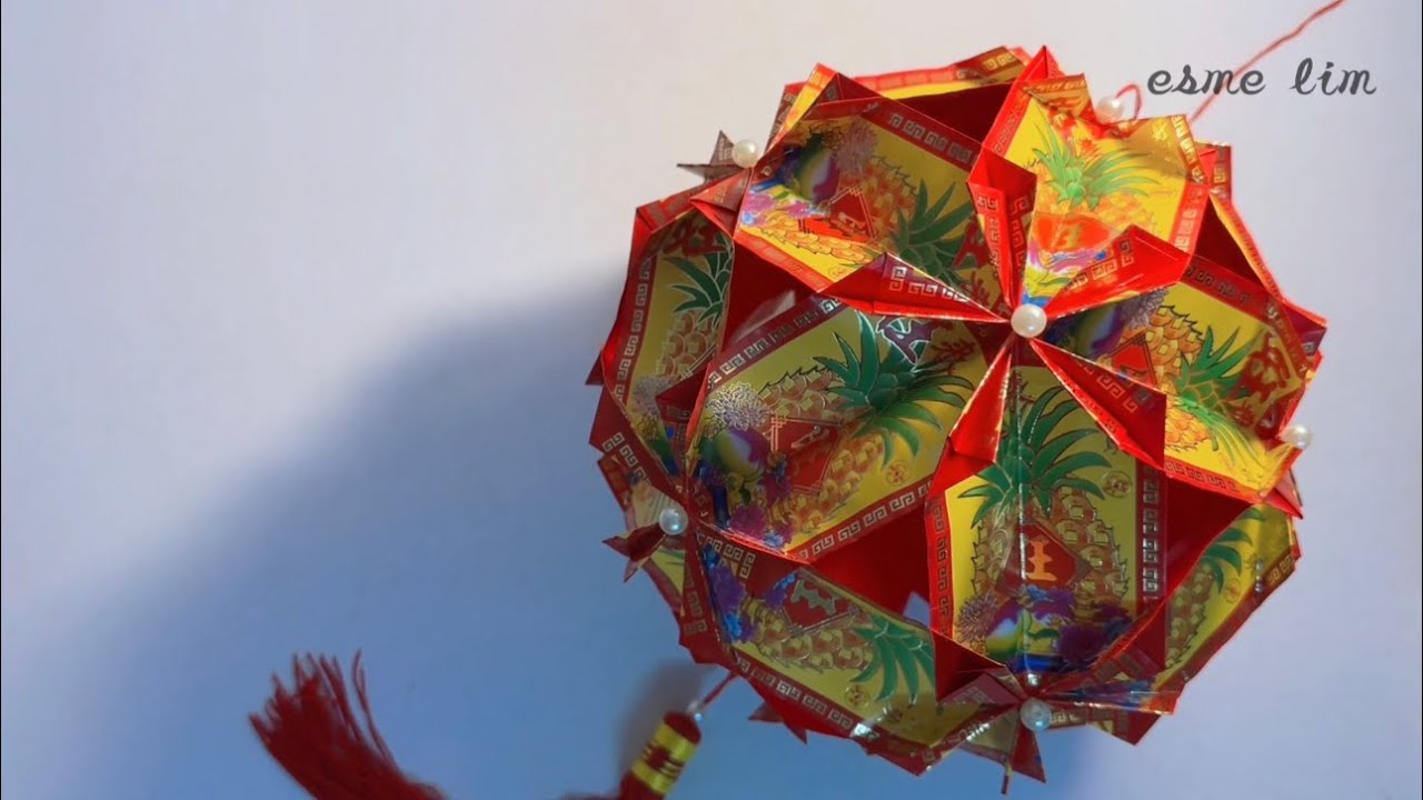 红包绣球灯笼教程Angpao Lantern Expert Shares Top Decorating Tips