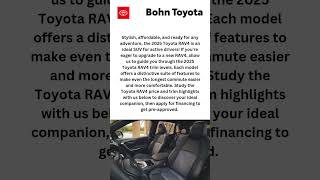 2025 Toyota RAV4 Trim Levels | Bohn Toyota #shorts