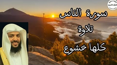 سورة الناس.. تلاوة كلها خشوع وطمأنينة.. للقارئ وديع اليمني