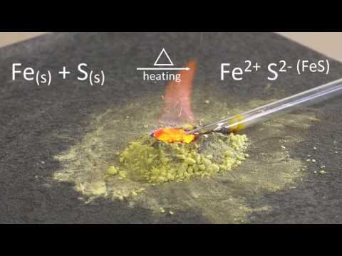 Video: När järn och svavel värms upp vid hög temperatur?
