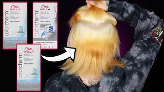 This ended badly….Wella T14 & 050 On Brassy Hair