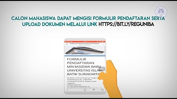 ALUR PENDAFTARAN MAHASISWA BARU UNIVERSITAS ISLAM BATIK SURAKARTA | MOTION GRAPHICS