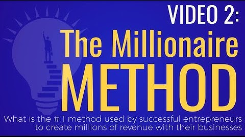 Unity Network - ATM System Video#2 - Millionaire Method