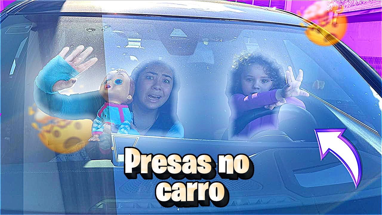 O BEBÊ DO MAL TRANCOU A GENTE NO CARRO | como vamos sair?