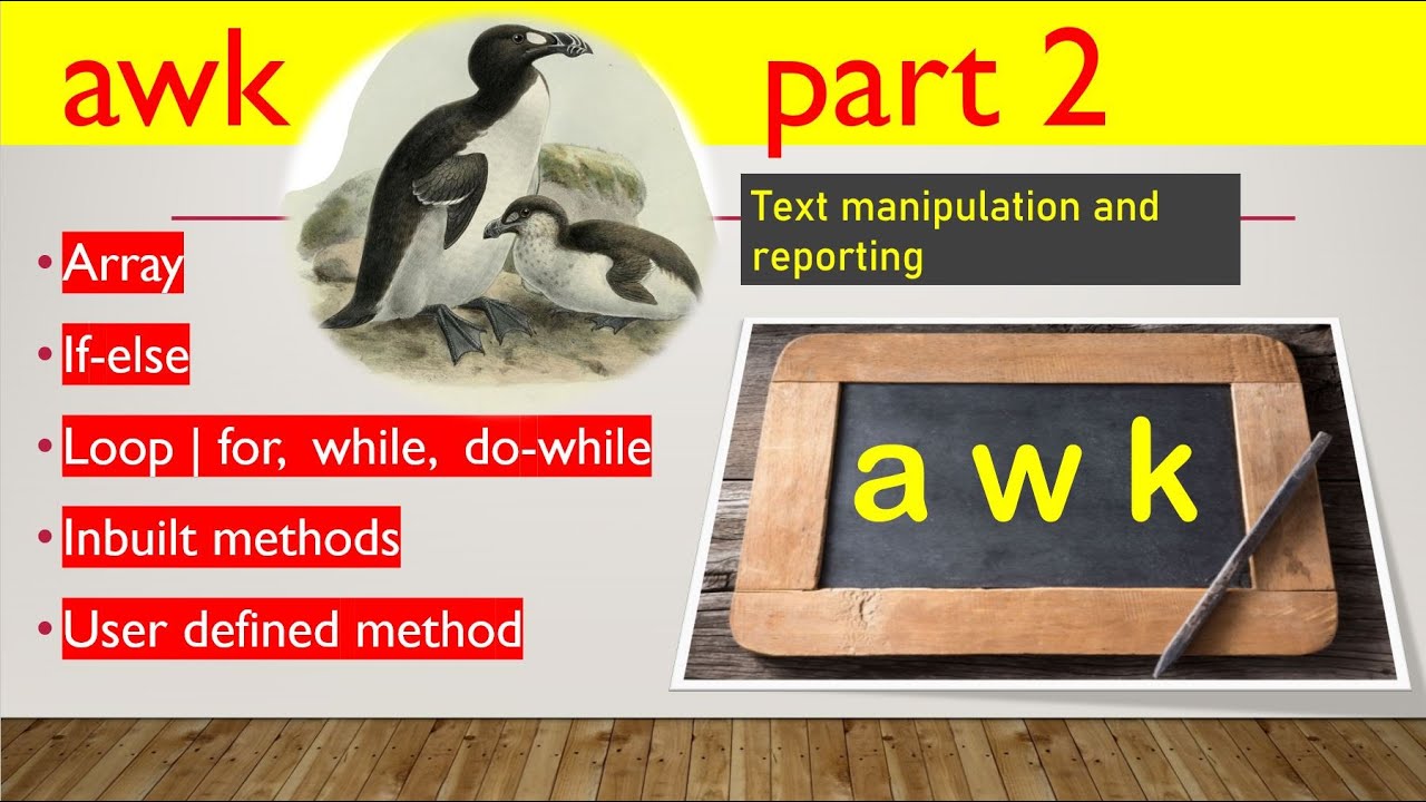 Linux | 4 | awk - tutorial part 2 - YouTube