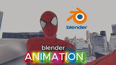 I MADE A SPIDER-MAN ANIMATION IN BLENDER!!!