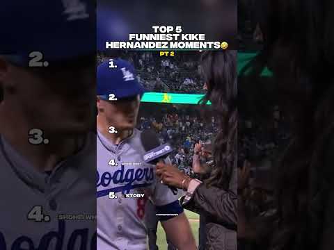 TOP 5 FUNNIEST KIKE HERNANDEZ MOMENTS Kikehernandez Sports Top5 Dodgers Baseball