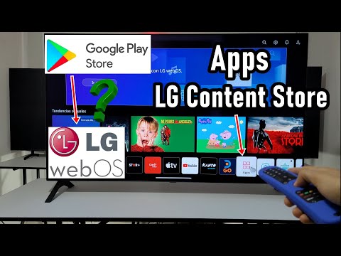 Video: Je, LG Smart TV ina Google Play store?