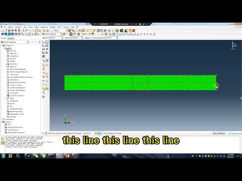 # 77 Abaqus Tutorial# How to do transitional mesh# two into one