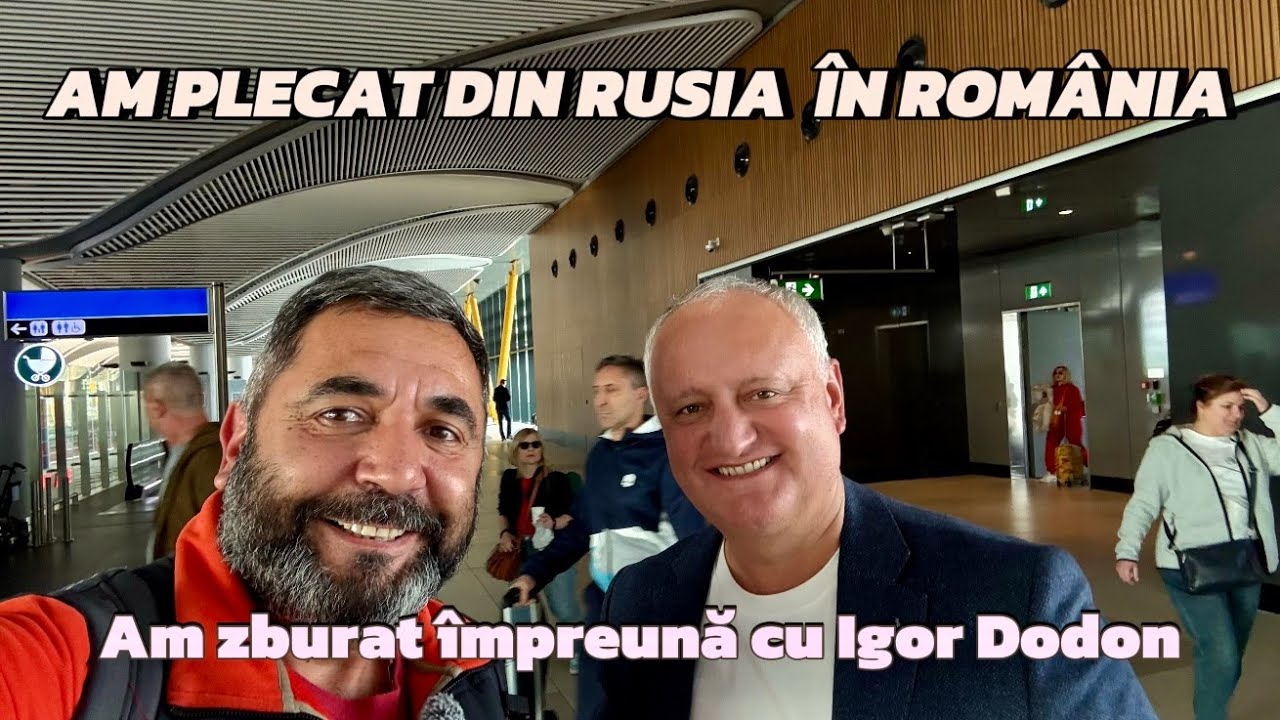 Am plecat din Rusia în Romania. Alaturi de Igor Dodon . 4k