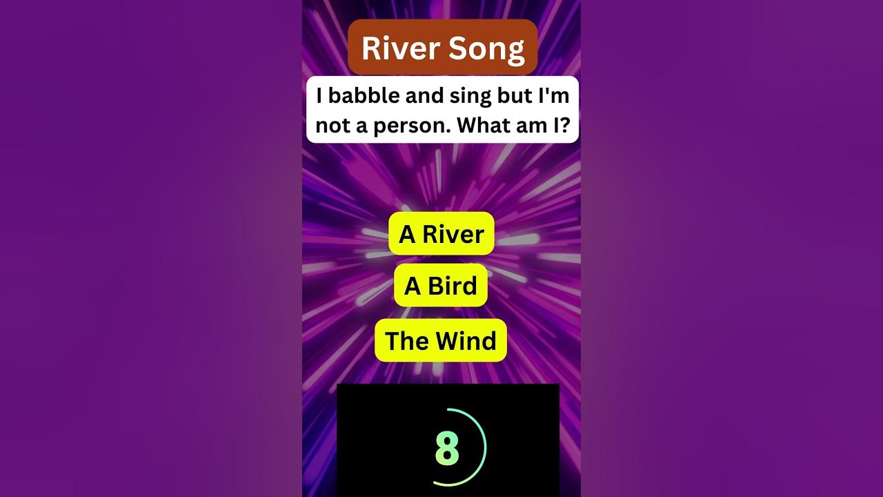 Only Geniuses Can Solve This River Song! #riddle #riddles