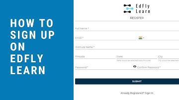 How to Sign Up on EdFly Learn