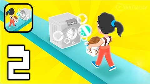 Clean House 3D: Idle Manager - Gameplay Walkthrough Part 2 Tutorial Laundry Shop (Android,iOS)