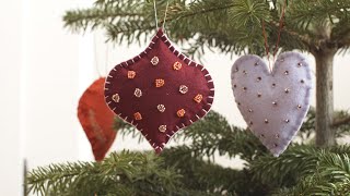 Christmas ornaments in felt - DIY by Søstrene Grene screenshot 4