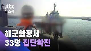 해군함정 출항 다음 날 1명 격리…도착 뒤 33명 집단확진 / JTBC 뉴스룸