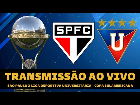 SÃO PAULO X LDU TRANSMISSÃO AO VIVO DIRETO DO MORUMBI - COPA SULAMERICANA 2023 QUARTAS DE FINAL