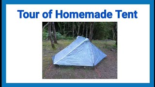 Tour of Homemade DCF Lightweight Tent