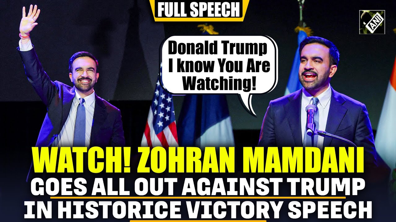 Zohran Mamdani wins New York city mayor election, becomes 1st Muslim to ...