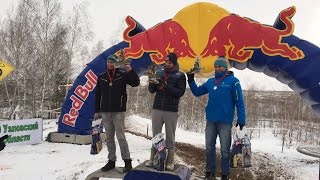 Круг трассы Endurocross.ru 2016 со шлема Давида Леонова.