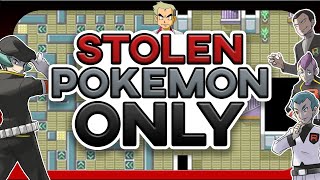 Can You Beat Pokemon Team Rocket Edition With Only Stolen Pokemon ?! (no items fire red rom hack)
