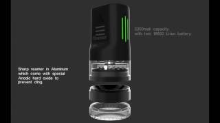 Atman Hummer E-grinder for Dry herb, Weed E-grinder