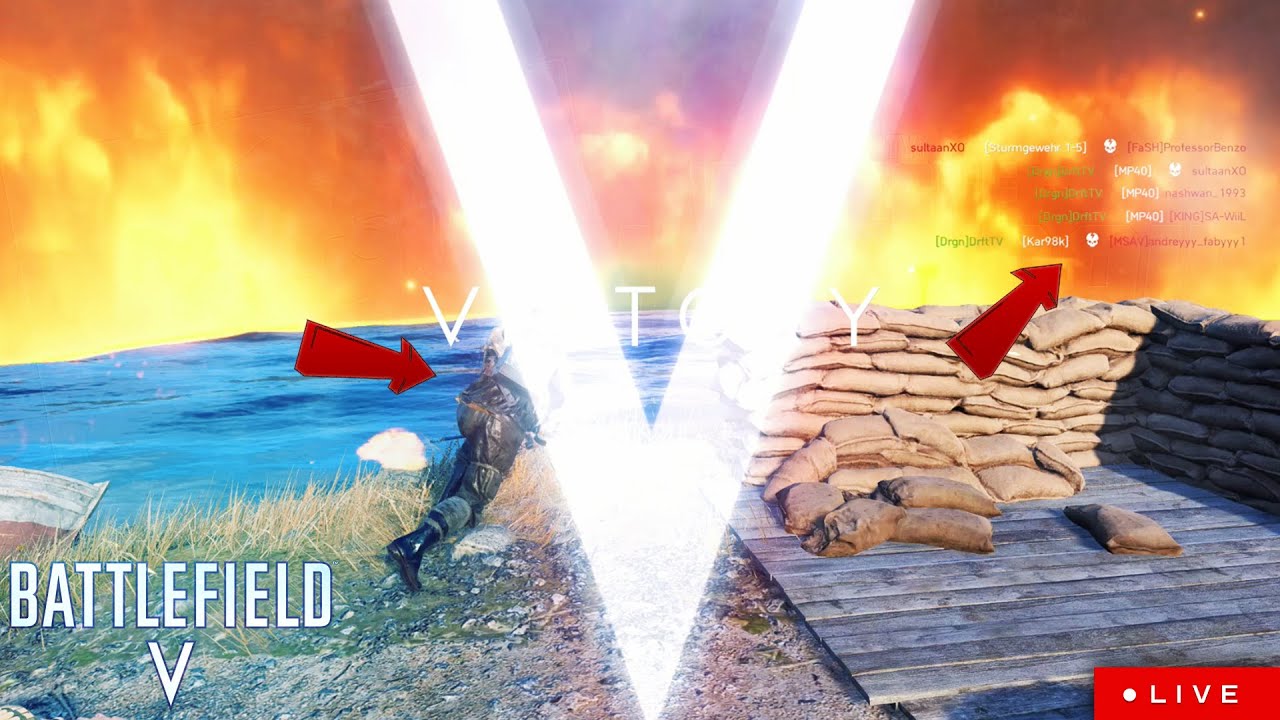 INSANE SQUAD WIPES! - Battlefield V (Firestorm)