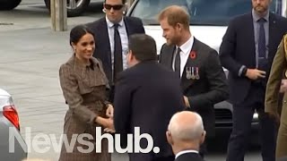 Duke and Duchess of Sussex get warm welcome in New Zealand | Newshub