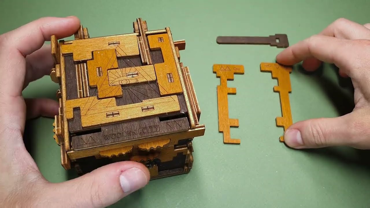 Механічний 3D пазл Puzzle box WOODEN.CITY ➦ купити за ціною 1 300