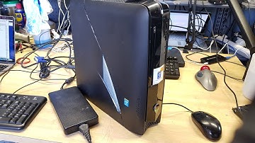 Dell Alienware X51 R2 SSD Upgrade Graphics Card RAM Disassembly Hard Drive